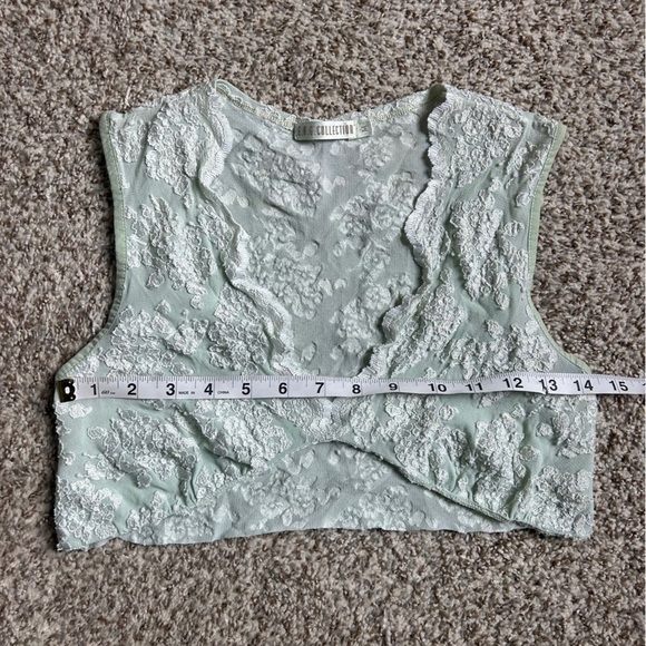 🦋 E.B.C Collection Mint Green Lace Bralette Medium Comfy Casual - Picture 4 of 5